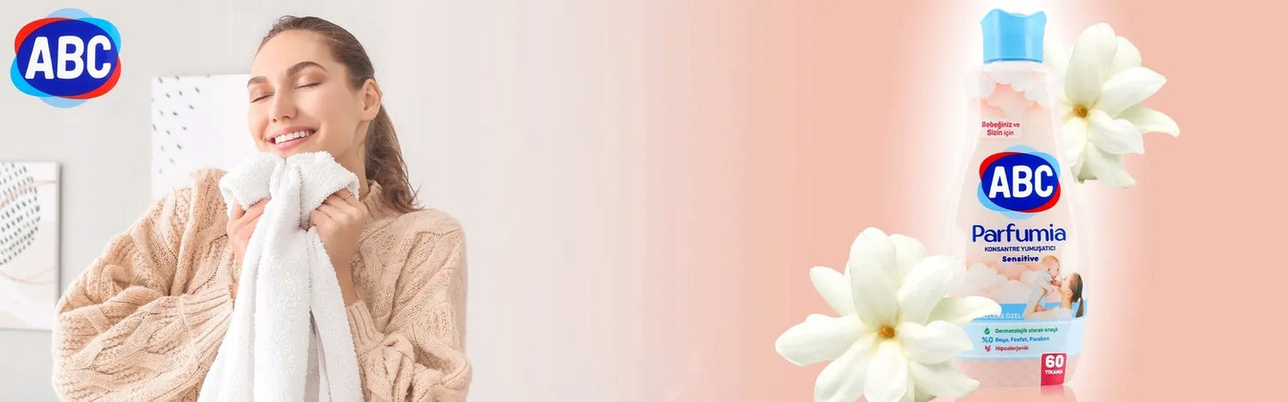 Płyn do Płukania Tkanin ABC - Sensitive 1,44L 60 prań