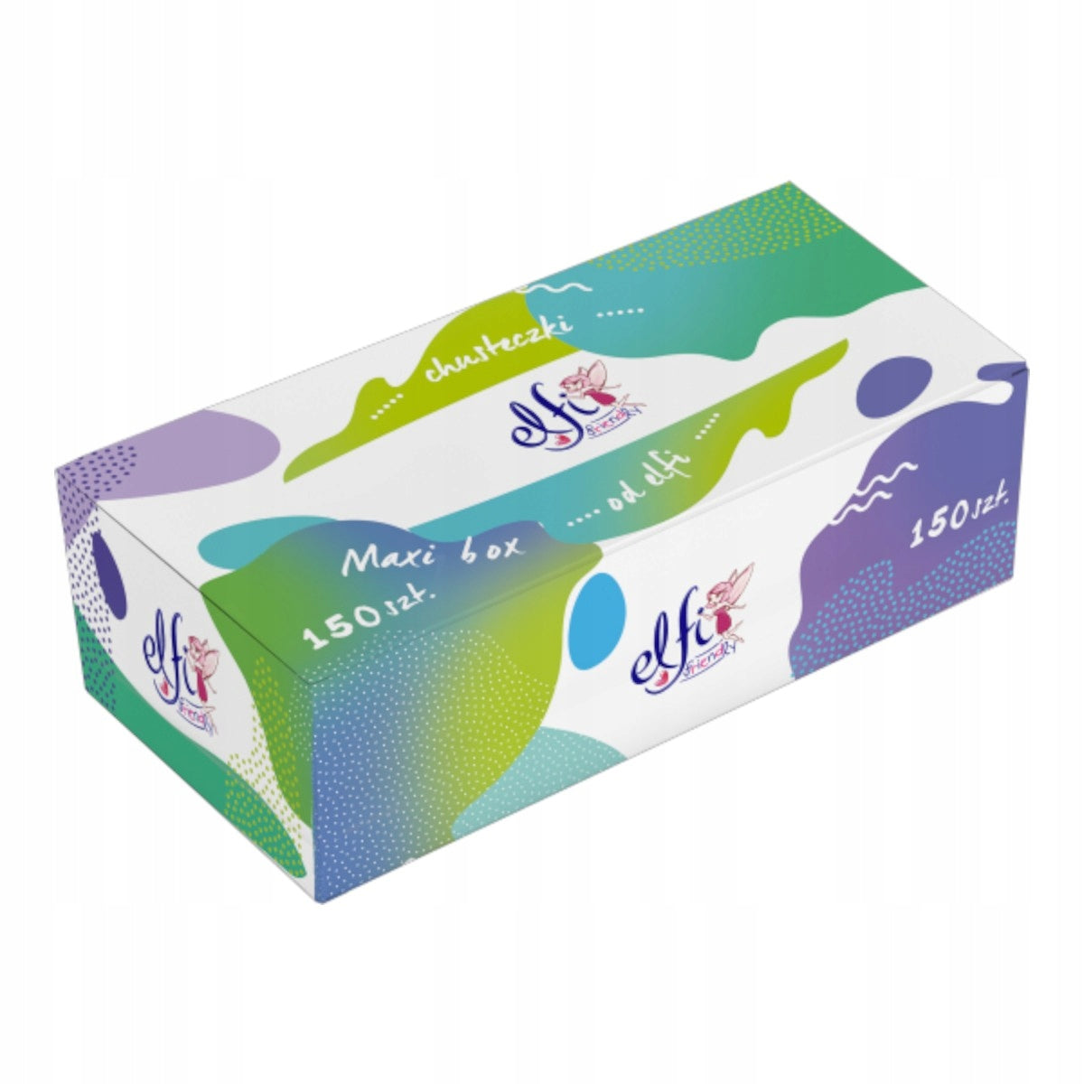 Chusteczki higieniczne Elfi Friendly 2w 150szt Maxi Box