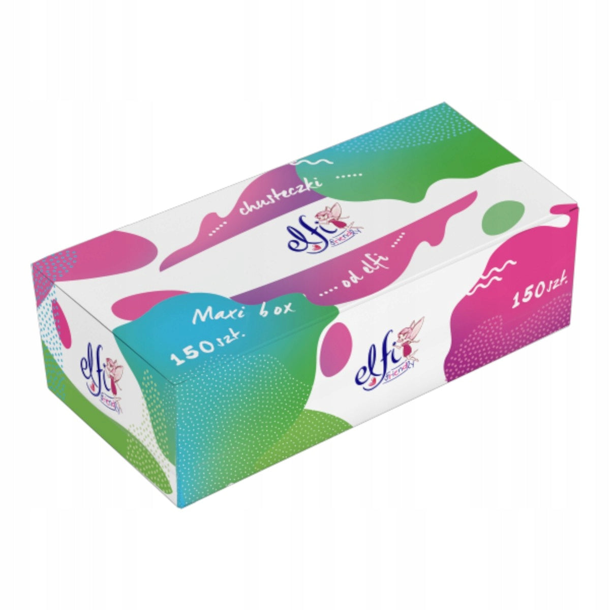 Chusteczki higieniczne Elfi Friendly 2w 150szt Maxi Box