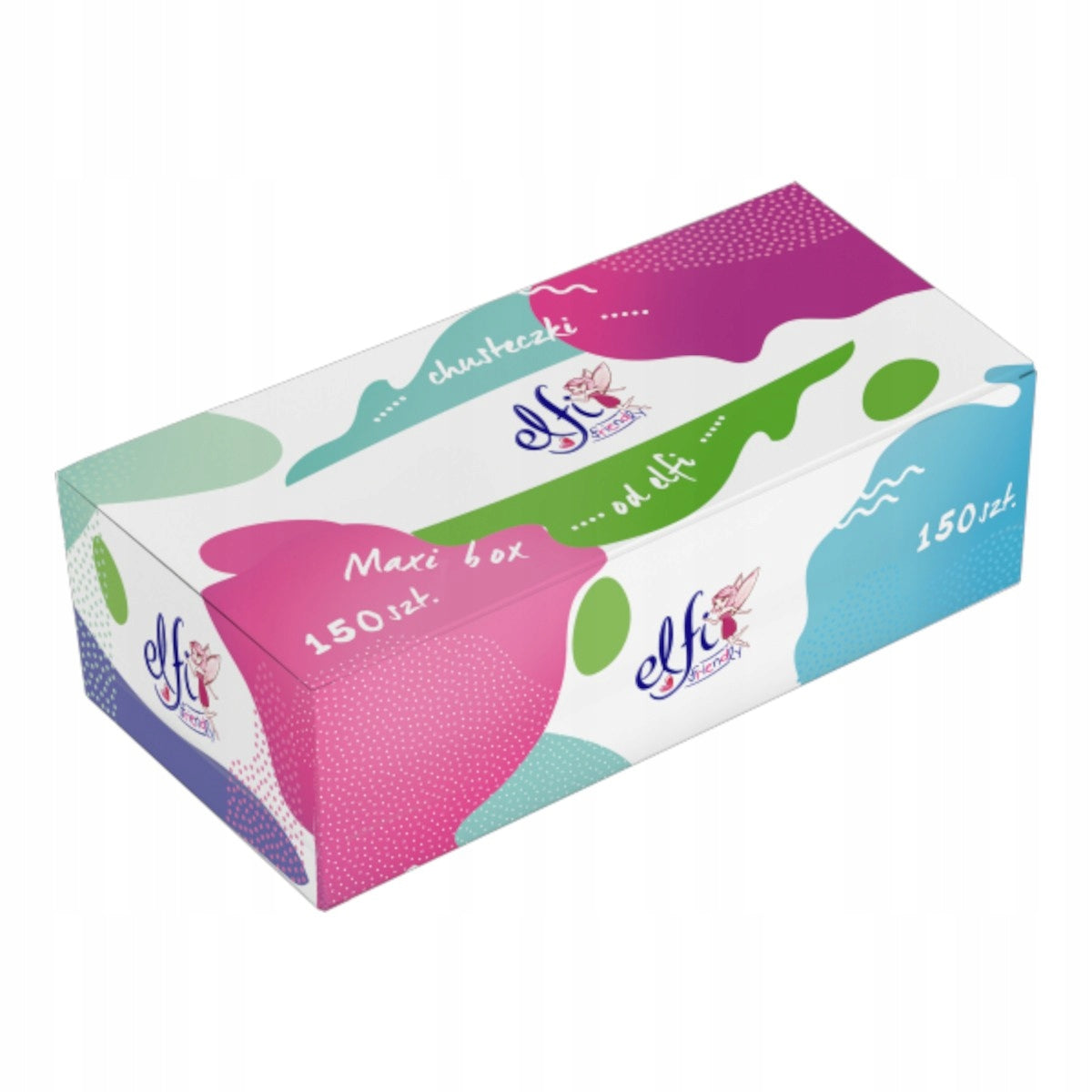 Chusteczki higieniczne Elfi Friendly 2w 150szt Maxi Box