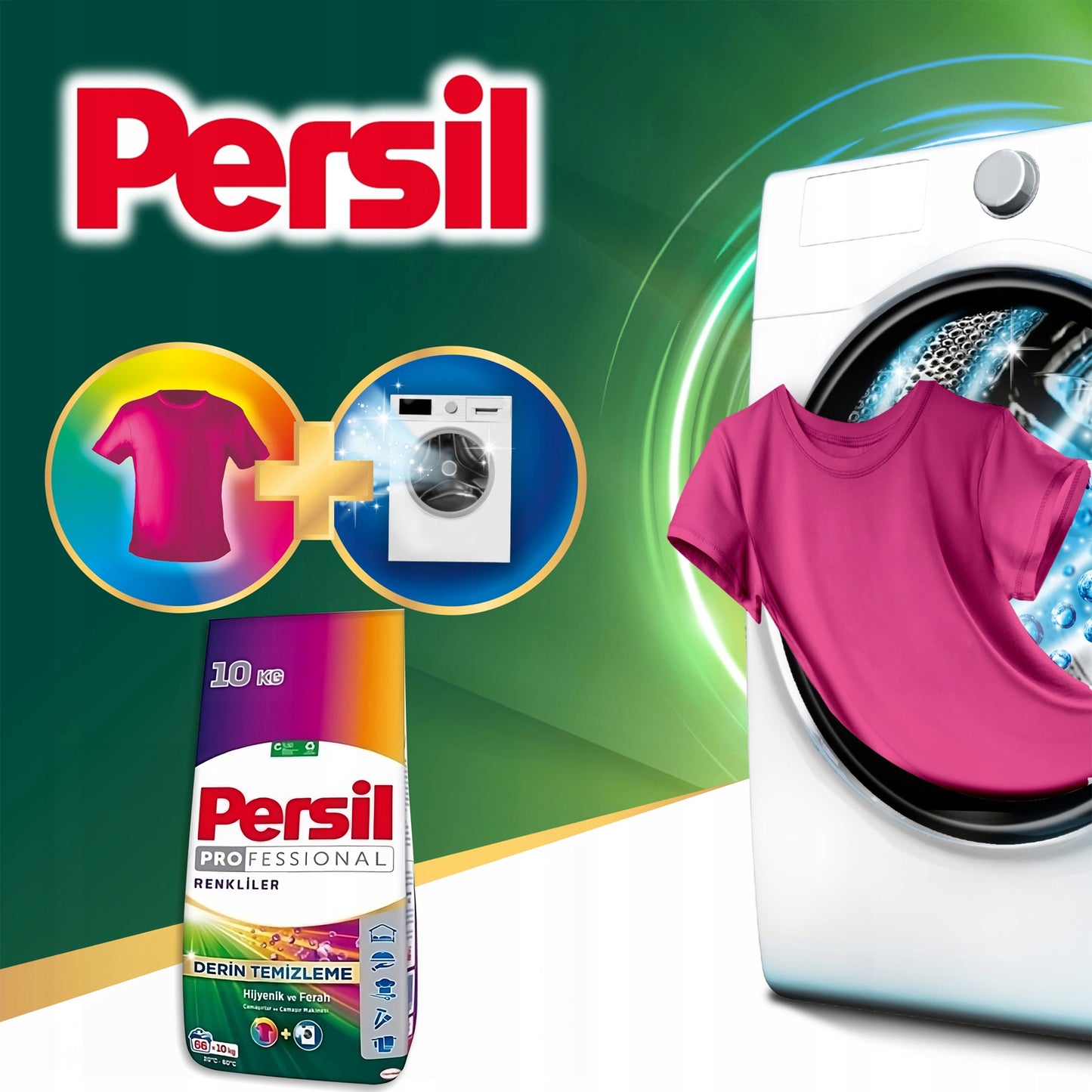 Persil Proszek do Prania Kolorów 10 kg – Doskonała czystość i dbałość o kolory