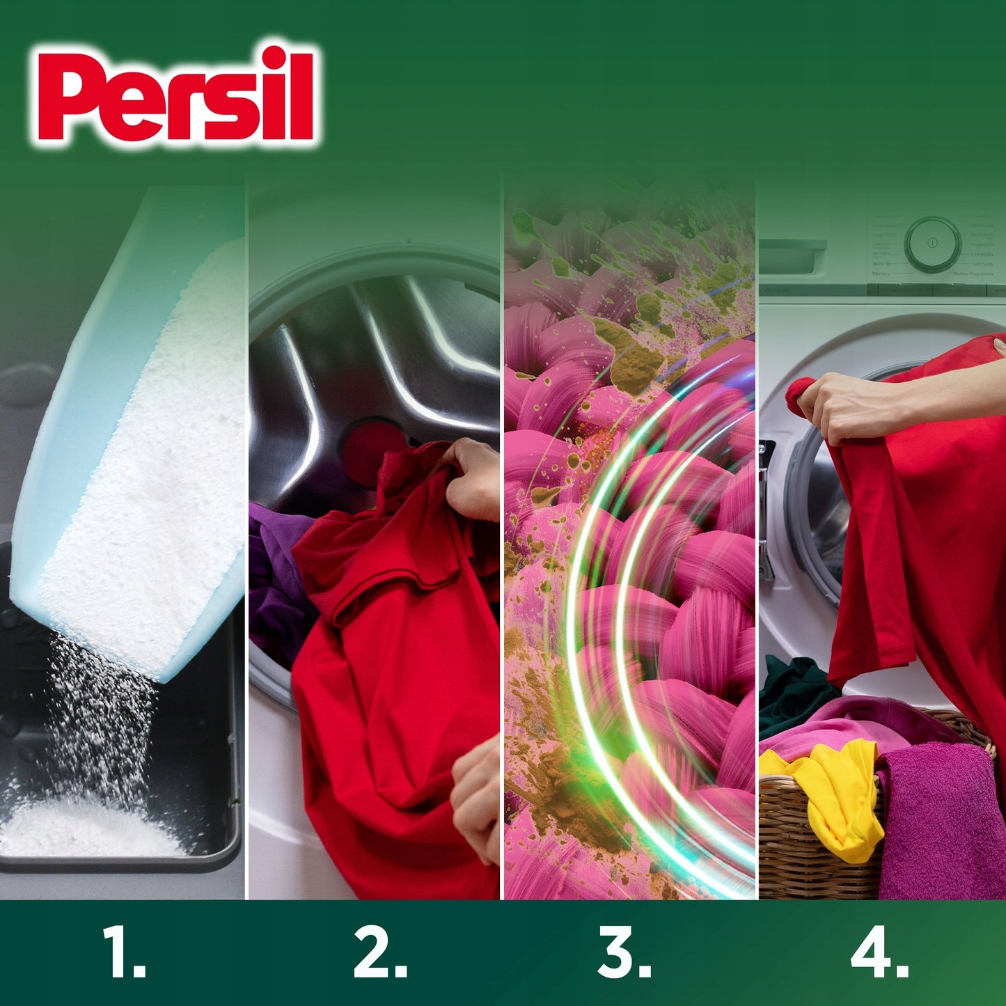 Proszek do prania Persil Deep Clean uniwersalny zestaw 15 kg