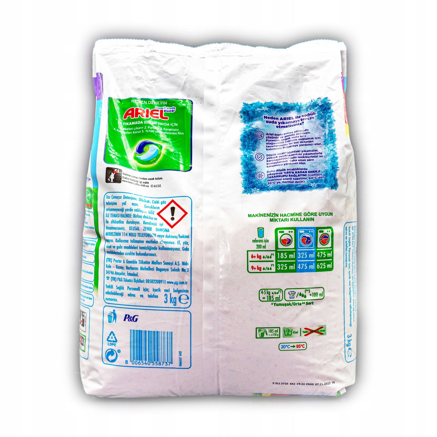 Proszek do prania Ariel do koloru 3 KG