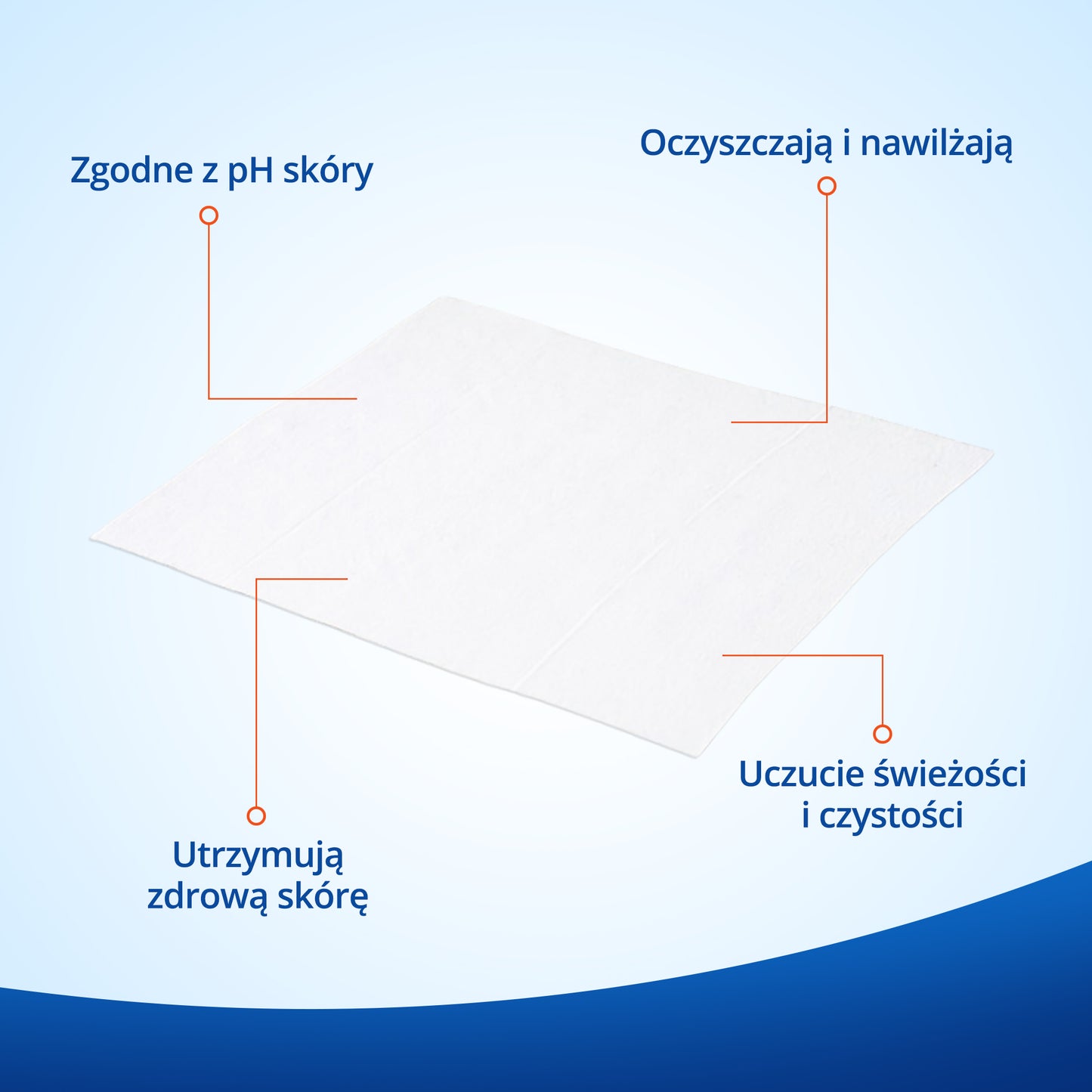 EasyFlow Chusteczki 8x50 szt. nawilżane Easyflow 3w1 do mycia ciała dla seniorów i pacjentów leżących – duży rozmiar, bez alkoholu, z aloesem i rumiankiem