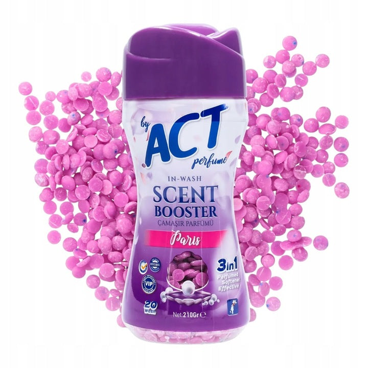 Granulki zapachowe perełki do prania booster ACT Perfume 3w1 Paris 210 g