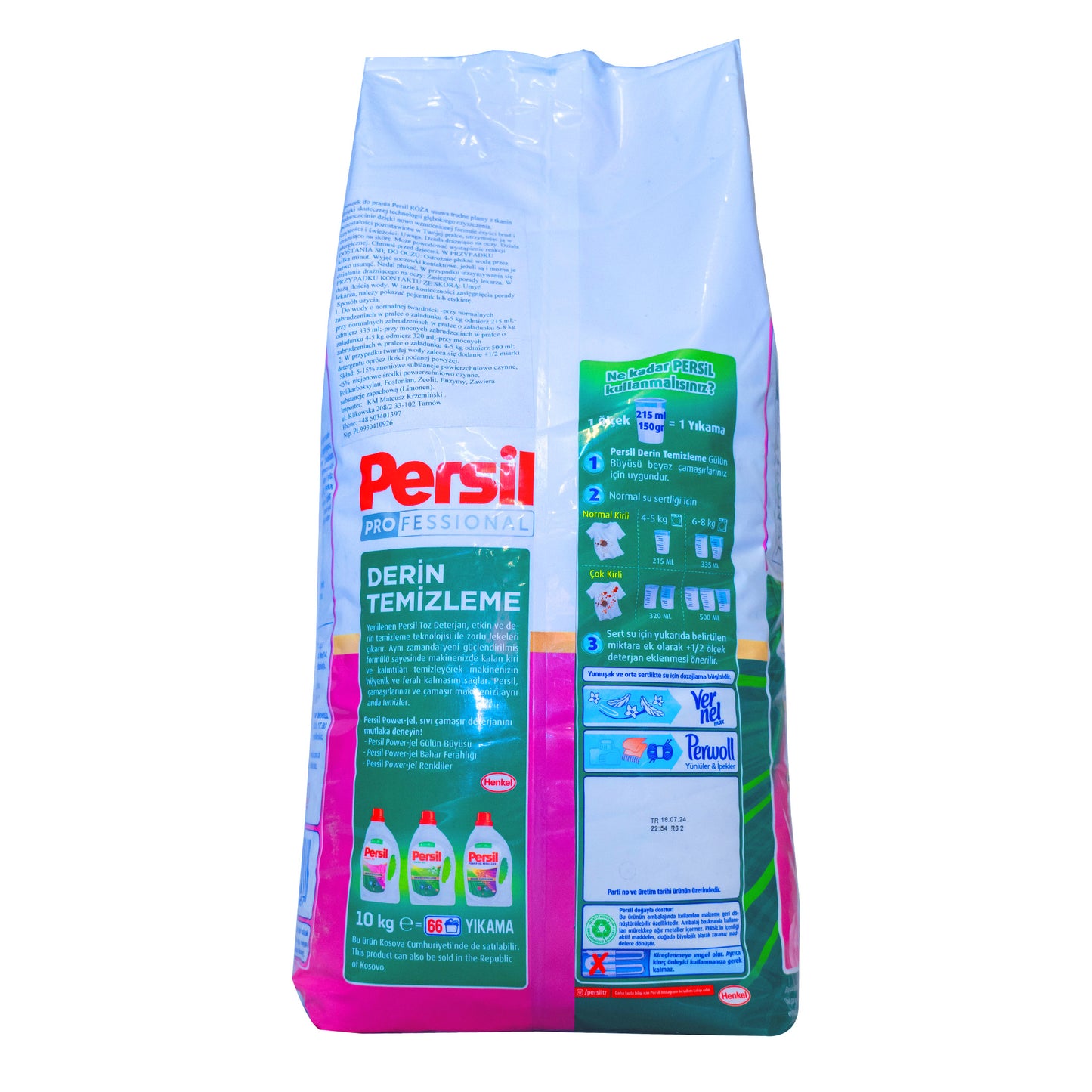 Proszek uniwersalny do prania PERSIL 10 kg zapach różany