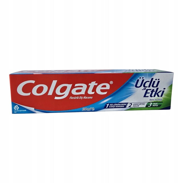 Pasta do zębów Colgate Triple Action 100 ml – Potrójna Moc dla Twojego Uśmiechu