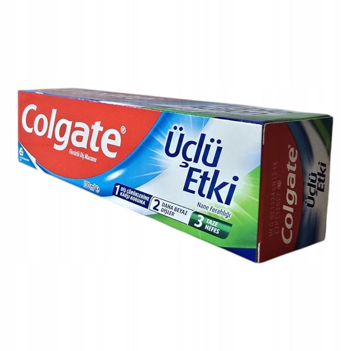 Pasta do zębów Colgate Triple Action 100 ml – Potrójna Moc dla Twojego Uśmiechu