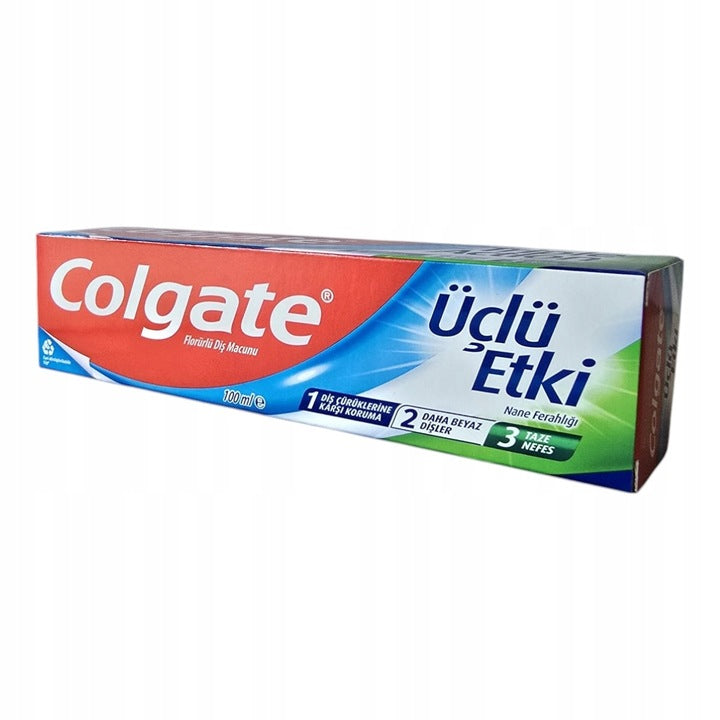 Pasta do zębów Colgate Triple Action 100 ml – Potrójna Moc dla Twojego Uśmiechu