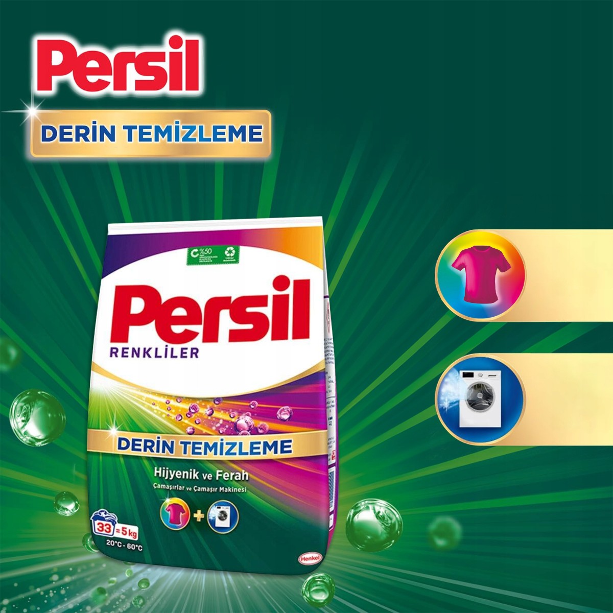 Proszek do prania Persil Deep Clean uniwersalny zestaw 15 kg