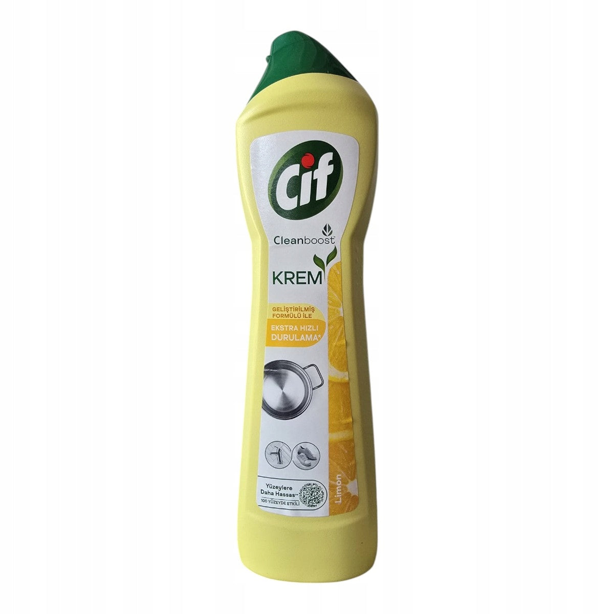 Mleczko do czyszczenia CIF Cleanboost uniwersalne - 10x cytryna 500 ml