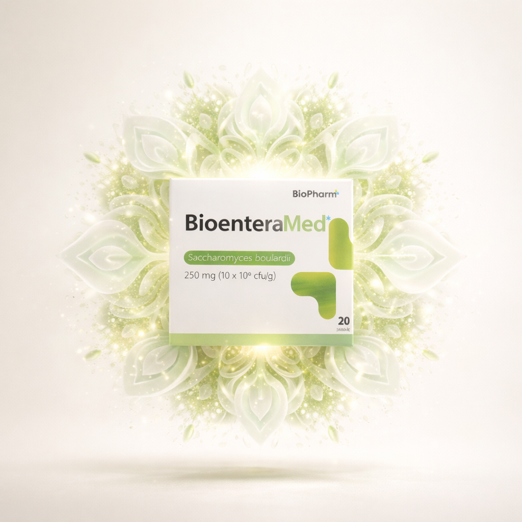 Probiotyk Bioentera Med BioPharm Saccharomyces boulardii 250 mg 20 kapsułek