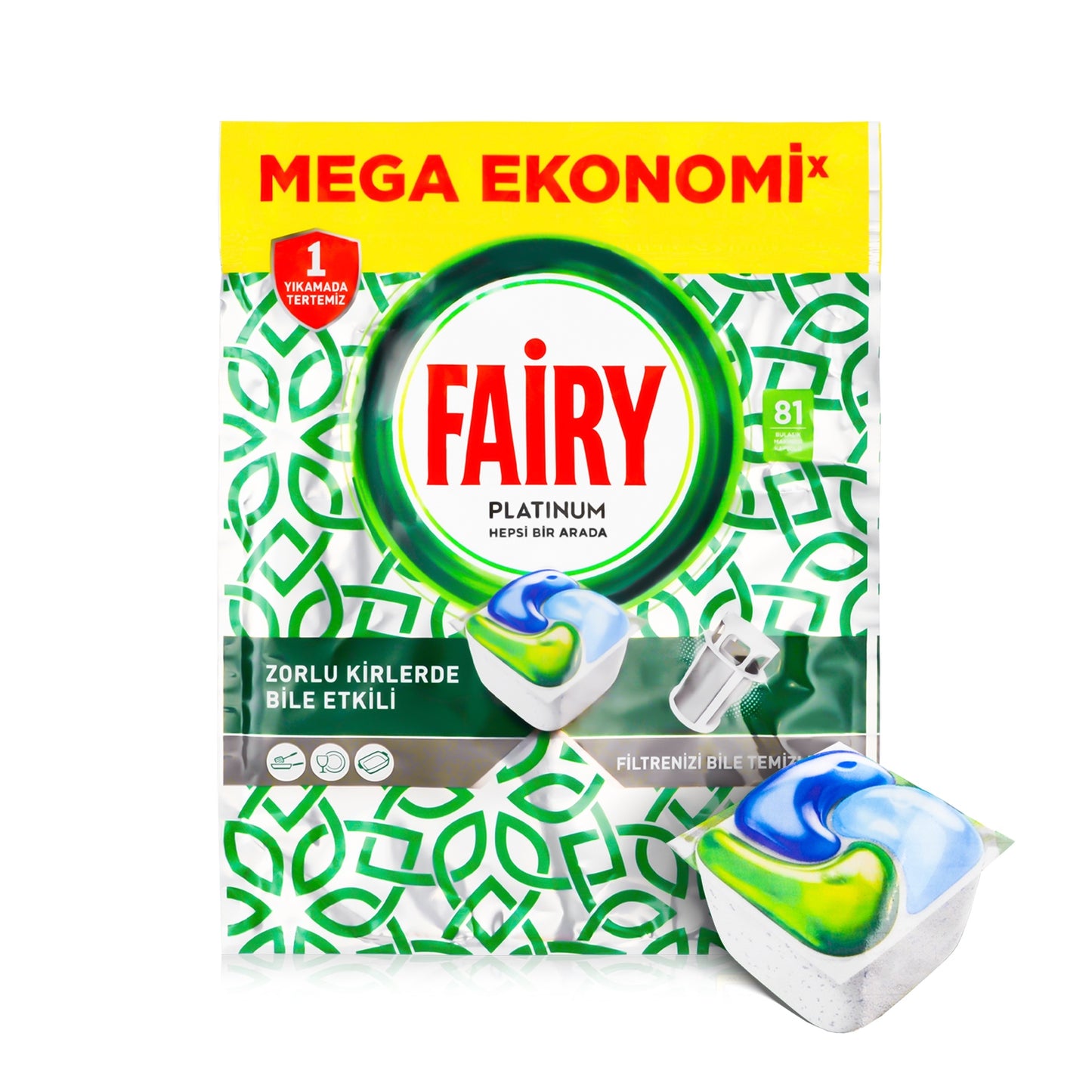 Kapsułki do zmywarki Fairy Platinum 81 szt