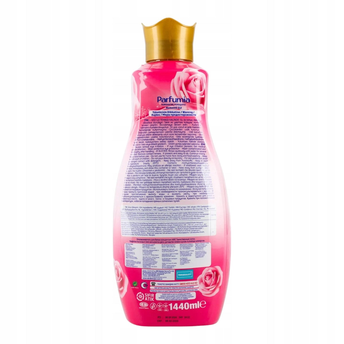 Płyn do Płukania Tkanin ABC - Róża 1,44L 60 prań