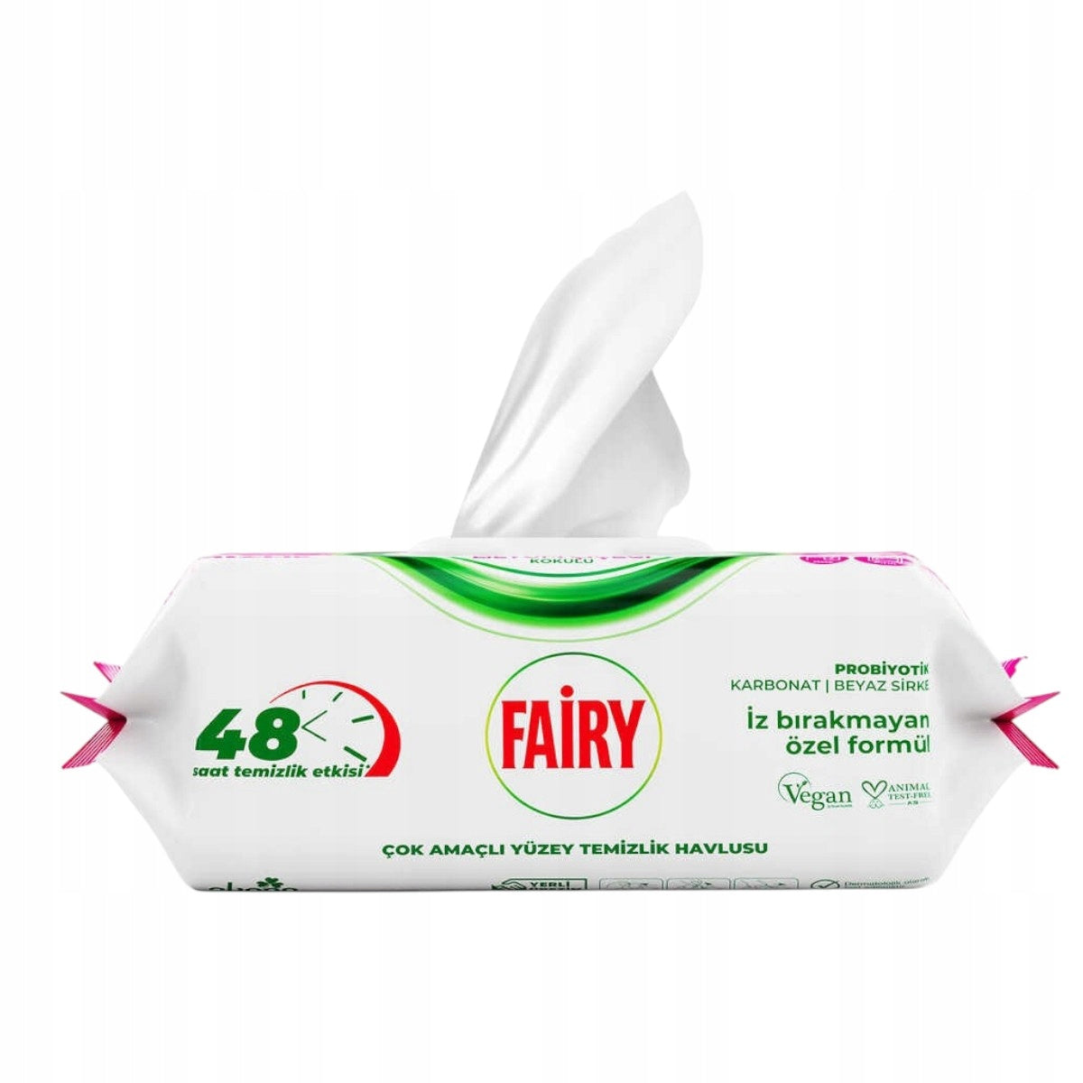 Nawilżane chusteczki do czyszczenia Fairy Lilia 100 szt.