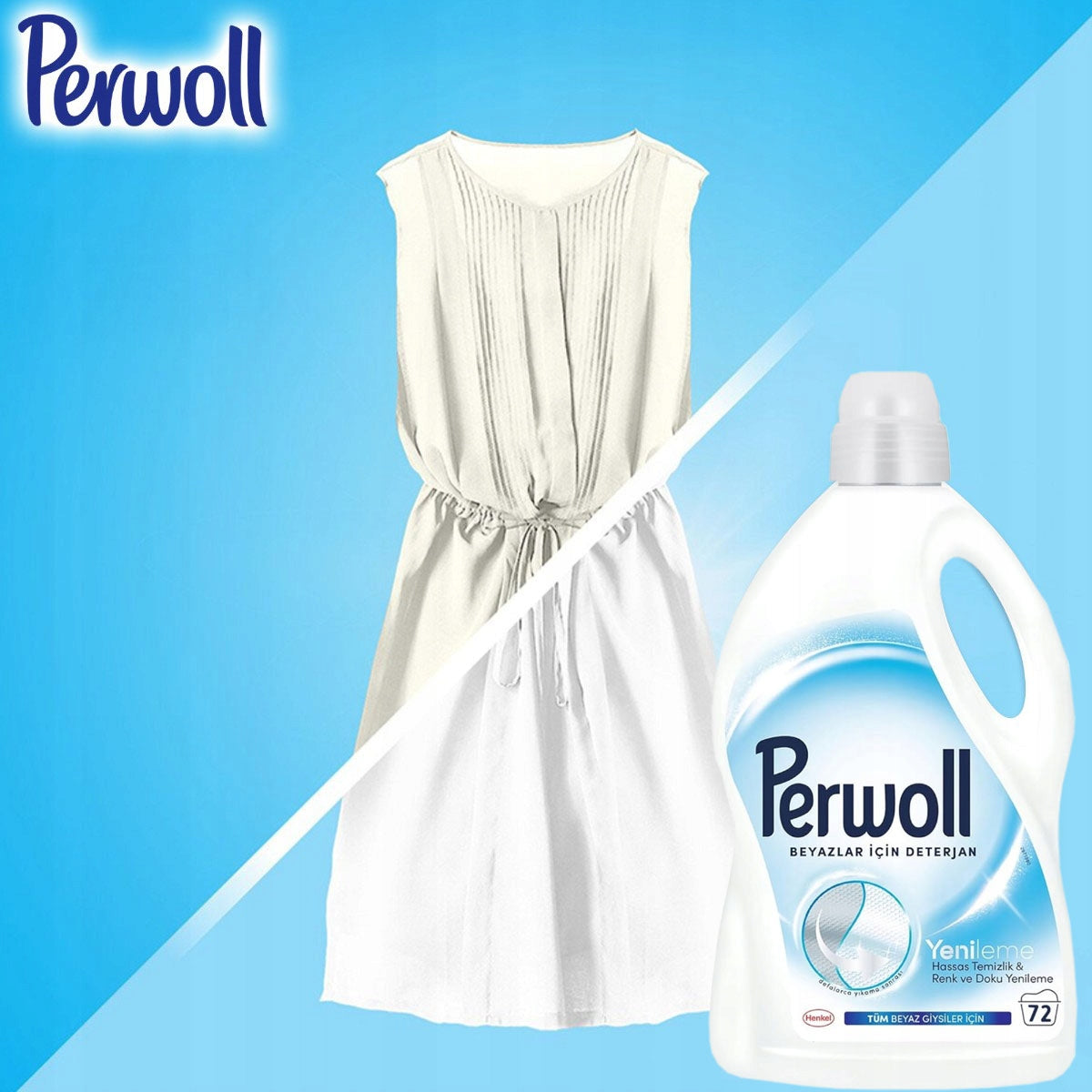 Płyn do prania białego Perwoll Renew White 3,96 L