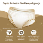 10 szt. - Nocne majtki chłonne menstruacyjne dla kobiet organiczna bawełna - EVEREVE