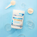 ALLNUTRITION Collagen 10 000 mg Wit C Kwas Hialuronowy 480 g Pomarańcza