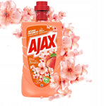 Ajax Płyn do Mycia Podłóg Kwiat brzoskwini 1L Bez Smug 24h Zapachu
