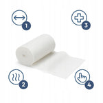 Bandaż elastyczny z gazy EASYFLOW 10 cm x 4 m Kompresja i Stabilizacja