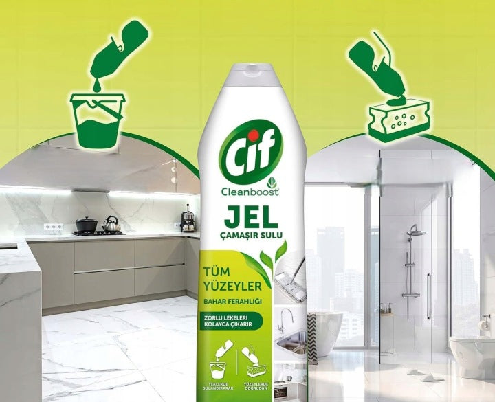 CIF Cleanboost Żel Uniwersalny 750 ml do czyszczenia powierzchni