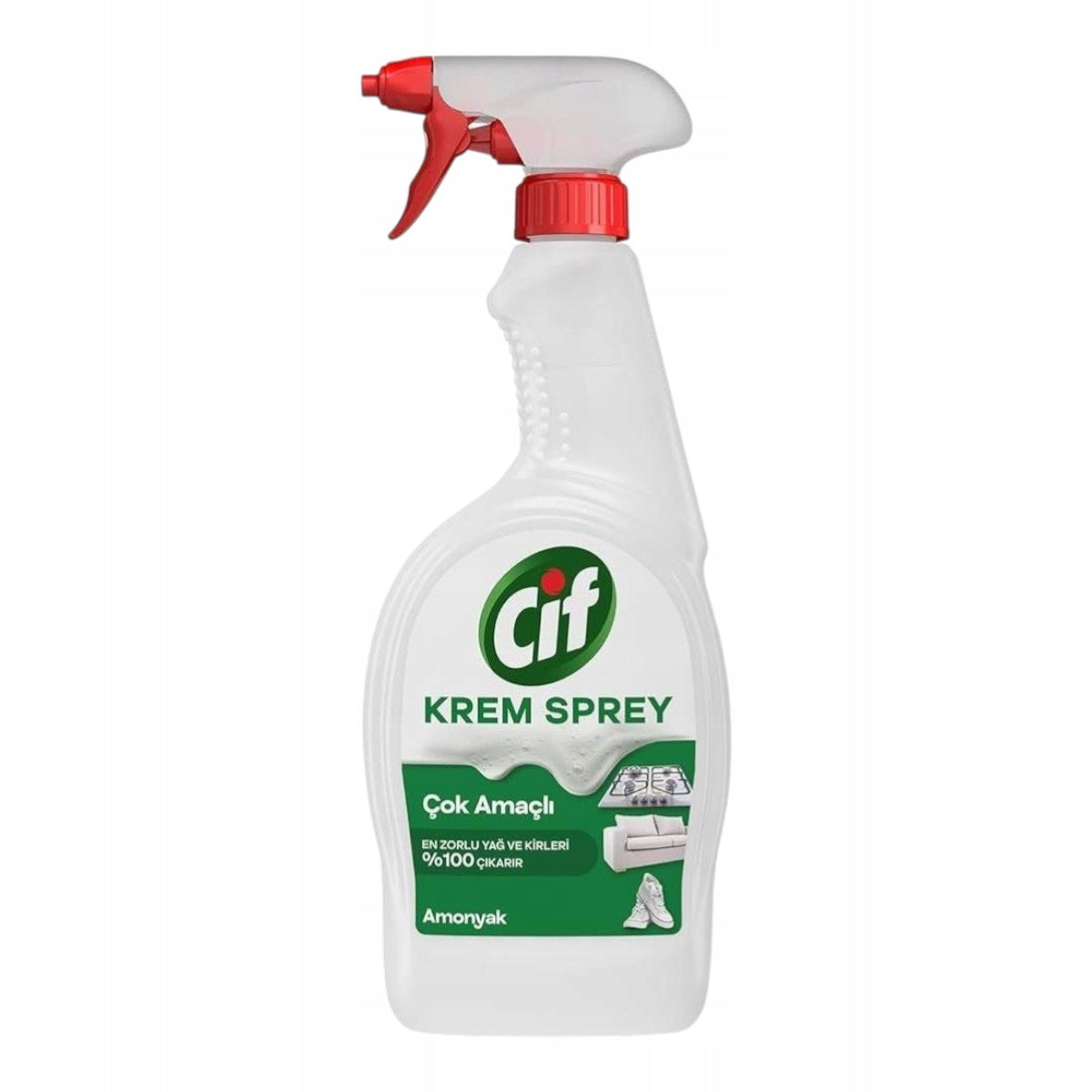 CIF Krem Spray 750 ml Uniwersalny z Amoniakiem Na Tłuszcz do czyszczenia
