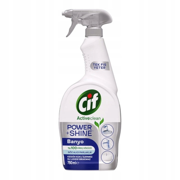 Cif Power & Shine Łazienka spray na kamień 750 ml do łazienki skuteczny