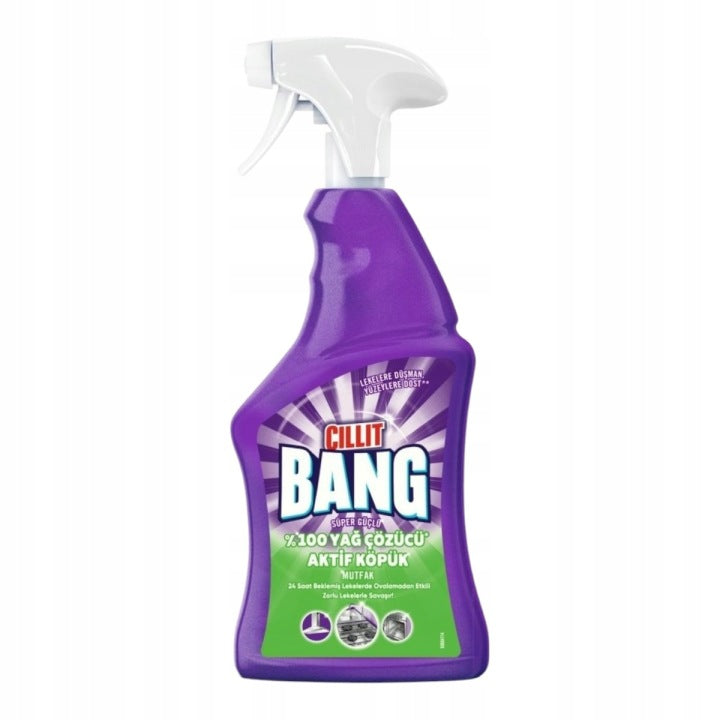 Cillit Bang Spray do Kuchni 750 ml silny Tłuszcz Brud Aktywna Piana