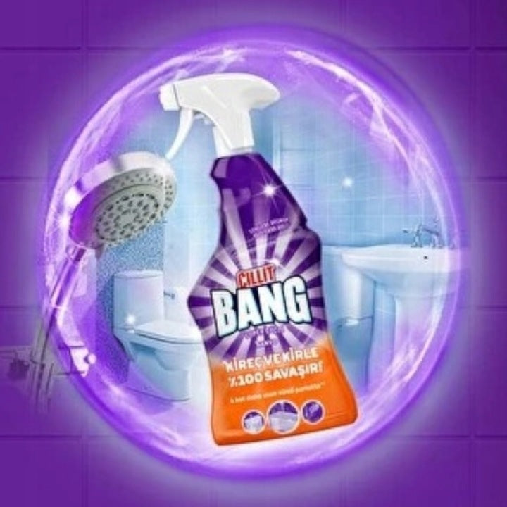 Cillit Bang Zero Kamienia Spray do Łazienki 750 ml Usuwa Kamień osad