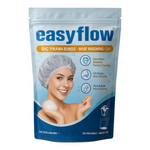 EasyFlow Czepek 2w1 do mycia włosów bez wody z szamponem i odżywką – 10 szt. dla osób leżących i chorych