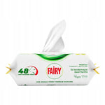 Duże Nawilżane Chusteczki do czyszczenia Fairy Lemon - uniwersalne 100 szt.