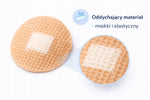 EASYFLOW Plastry okrągłe punktowe cieliste na znamiona, pieprze 100szt