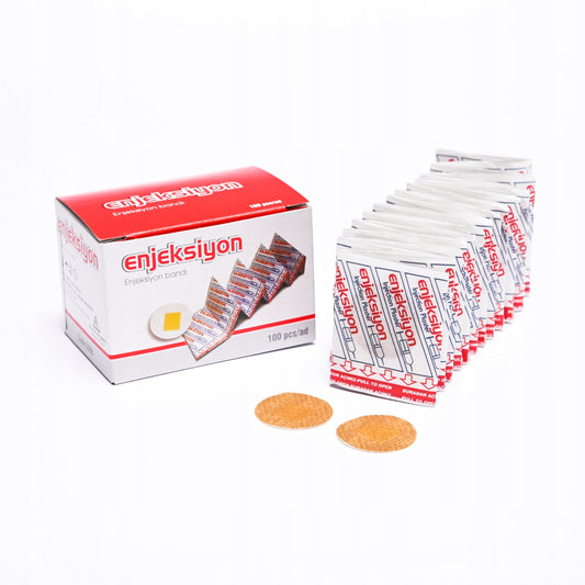 EASYFLOW Plastry okrągłe punktowe cieliste na znamiona, pieprze 100szt