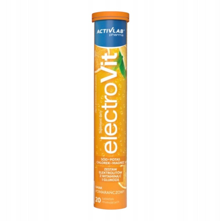 ElectroVit Activlab elektrolity 20 tabl musujących pomarańcza nawodnienie