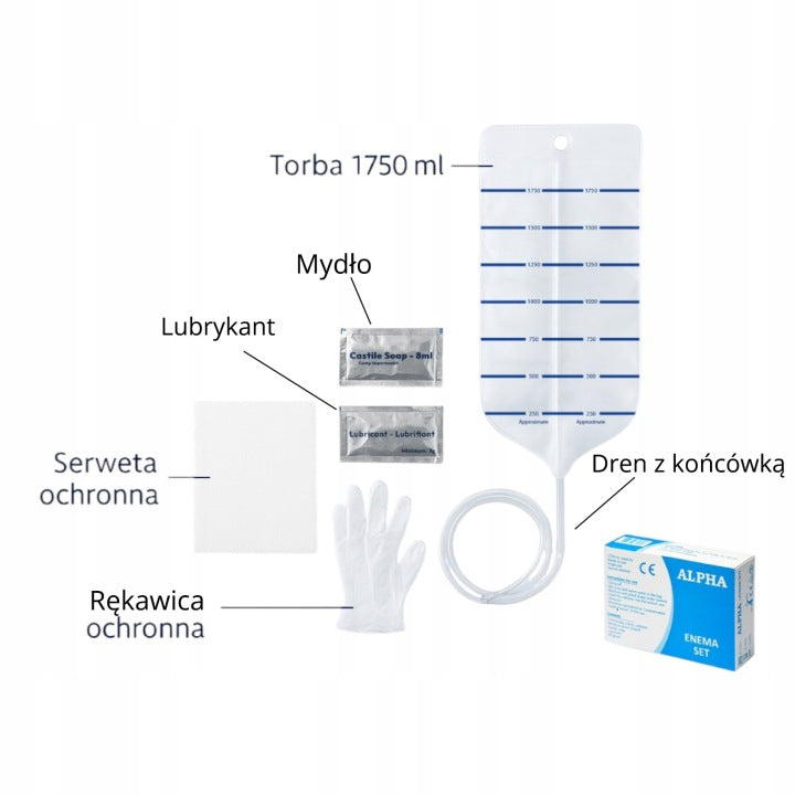 Higieniczny Zestaw Do Lewatywy - Alpha problemy z wypróżnianiem irygator