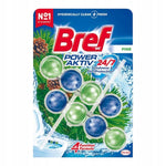 Kostki zawieszki do wc toalety Bref Power Aktiv Pine 2x50g sosna