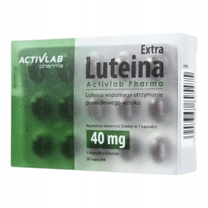 Luteina Extra Activlab Pharma 40 mg 30 kapsułek luteina wzrok ochrona oczu