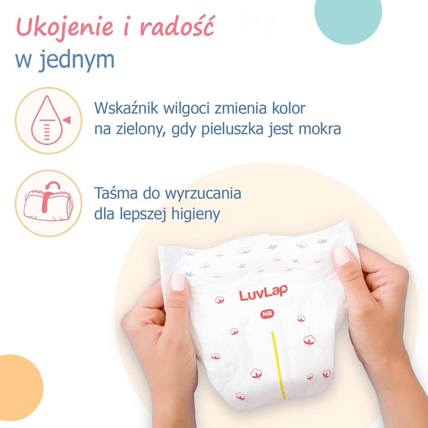 Pieluchomajtki dla dzieci LuvLap z aloesem 12h ochrony