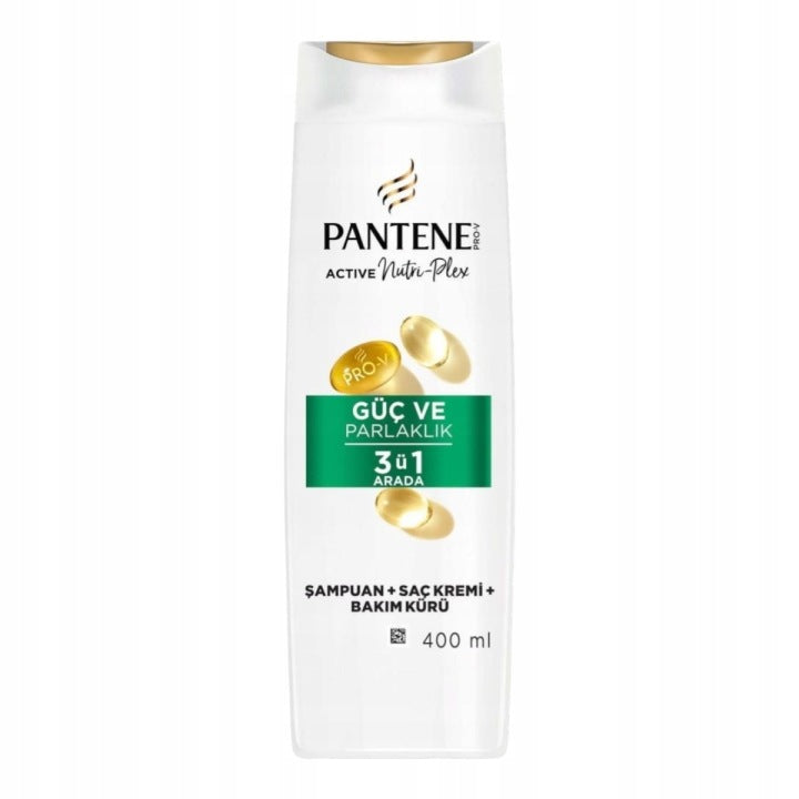 Pantene Pro-V 3w1 Szampon Odżywka Moc i blask 400ml włosy słabe matowe