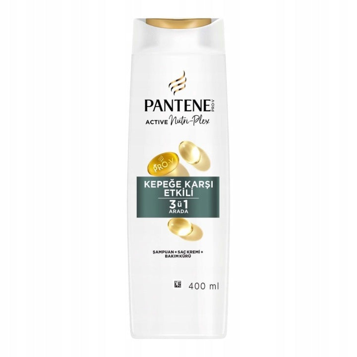 Pantene Pro-V Szampon 3 w 1 Przeciwłupieżowy 400ml odżywienie nawilżenie