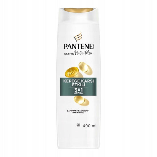 Pantene Pro-V Szampon 3 w 1 Przeciwłupieżowy 400ml odżywienie nawilżenie