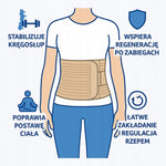 Pas ortopedyczny brzuszny EASYFLOW