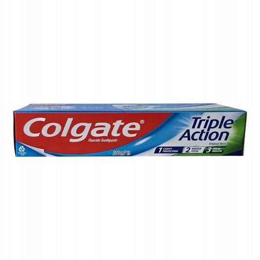 Pasta do zębów Colgate Triple Action 100 ml – Potrójna Moc dla Twojego Uśmiechu