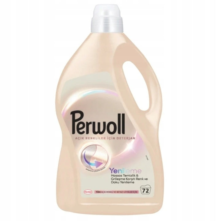 Płyn do Prania białych jasnych tkanin Perwoll Renew Light Colors 3,96 L