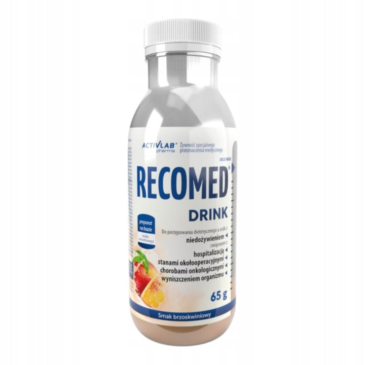 Recomed Drink Activlab brzoskwinia 65 g odżywka medyczna na niedożywienie