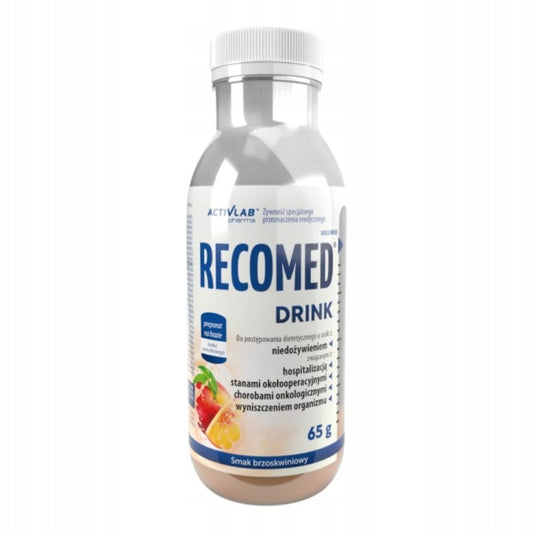 Recomed Drink Activlab brzoskwinia 65 g odżywka medyczna na niedożywienie