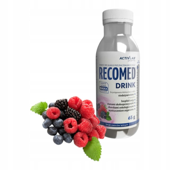 Recomed Drink Activlab owoce leśne 65 g odżywka medyczna na niedożywienie