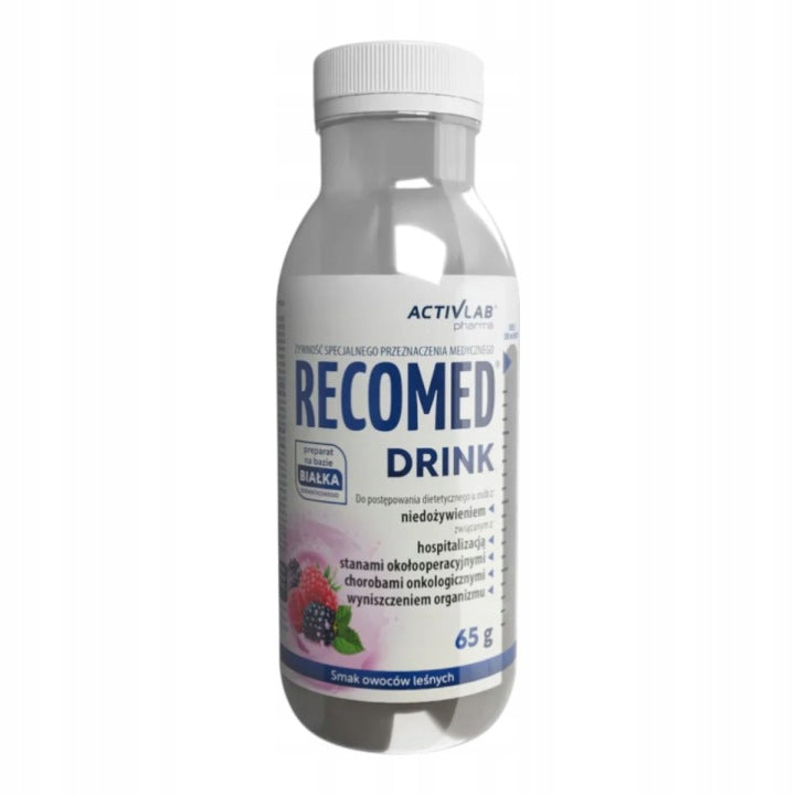 Recomed Drink Activlab owoce leśne 65 g odżywka medyczna na niedożywienie