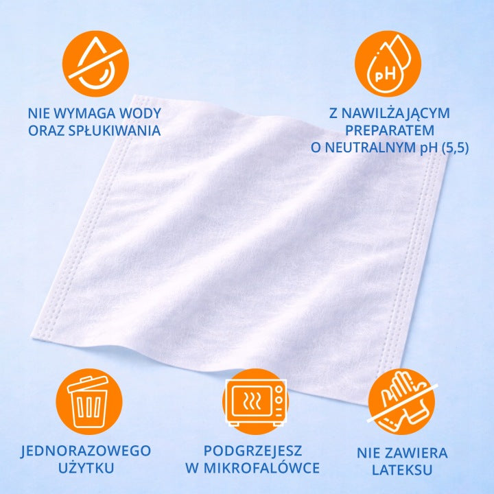 SINMED Myjki jednorazowe do bezwodnego mycia ciała-ściereczka 12 szt