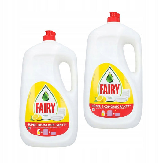 Płyn do mycia naczyń Fairy cytryna zestaw 2 x 2600ml